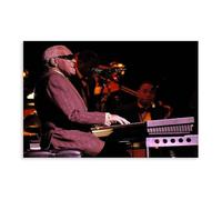 HIKPYY Ray Charles Music Poster Canvas Poster Bedroom Decor Landscape Office Room Decor Gift 08x12inch(20x30cm)