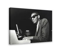 HIKPYY Ray Charles Music Poster Canvas Poster Bedroom Decor Landscape Office Room Decor Gift 20x30inch(50x75cm)