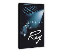 HIKPYY Ray Charles Music Poster Canvas Poster Bedroom Decor Landscape Office Room Decor Gift 24x36inch(60x90cm)