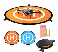 Hikrxya Drone Landing Pad, Universal Foldable Portable Landing Pads for RC Drones Helicopter, DJI Mavic Pro, PVB Drones, DJI Inspire, Antel Robotic, 3DR Solo, Antel Robotic X-star (55cm)