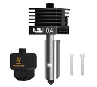 HIKUDIY 0.4mm Hardened Steel Hotend for Bambu Lab H2D, Extruder Print Head Replacement Removable Nozzle Quick Swap Hot End Design for Bambulab H2D 3D Printer