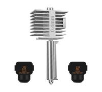 HIKUDIY 1-Pack 0.4mm Hotend 2.0 Upgrade for Bambu Lab A2L/A1/A1 Mini, All-Metal Stainless Steel Print Head with 2 Silicone Socks