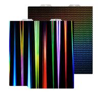 HIKUDIY 184x184mm H1H Build Plate for Bambu Lab A1 Mini, Double Sided Print Bed Light Beam+Phantom Spring Steel Sheet Plate Flexible Sheet for Bambu Labs 3D Printer
