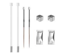 HIKUDIY 24V 48W 300℃ High-Temperature Ceramic Heater and Thermistor with Thermal Grease, Fixing Clip for Bambu Lab X1/X1C 3D Printer, 2PCS