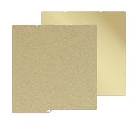 HIKUDIY 264X276mm Gold PEI Build Plate for Kobra S1, Smooth PEI+Textured PEI Platform Spring Steel Flexible Platform Heated Bed for Anycubic Kobra S1 Combo 3D Printer