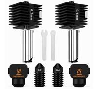 HIKUDIY 2PCS 0.2mm+0.4mm Hotend Nozzle Kit for Bambu Lab A2L/A1/A1 Mini