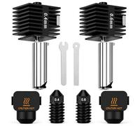 HIKUDIY 2PCS 0.4mm+0.6mm Hotend Nozzle Kit for Bambu Lab A2L/A1/A1 Mini