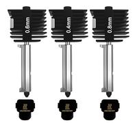 HIKUDIY 3-Pack Hotend Kit 0.4mm/0.6mm/0.8mm, Replacement Print Head Assembly Compatible with Bambu Lab A1 & A1 Mini 3D Printers