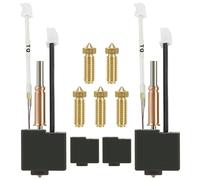 HIKUDIY Kobra 3 V2/Kobra 3 Hotend,Extruder Print Head Hot End Kit with Extra 5PCS Brass Nozzle Tips & 2PCS Silicone Sock for ANYCUBIC Kobra 3/Kobra 3 V2 Combo 3D Printer