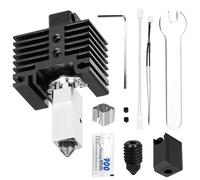 HIKUDIY Upgraded Hotend Kit for Bambu Labs X1/X1C 3D Printer, with Plated Copper Heater Block Titanium Heat Break, Extra Hardened Steel Nozzle, Hotend Silicone Sock, Thermistor (Not for P1S/P1P)