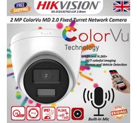 Hikvision 1080P Full HD ColorVu IP67 Built-in Mic Turret Security IP CCTV Camera