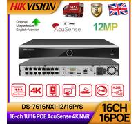Hikvision 12MP 16CH 16POE 4K AcuSense Network Video Recorder DS-7616NXI-I2/16P/S