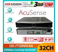 Hikvision 12MP 32CH NO-POE DS-7732NXI-K4 4SATA 4K NVR ANPR Acusense K Series