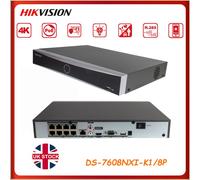 Hikvision 12MP 8CH DS-7608NXI-K1/8P 8Channel AcuSense 4K Poe IP Camera NVR