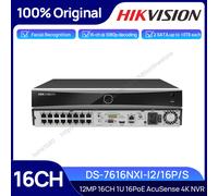 Hikvision 16CH POE AcuSense 4K NVR DS-7616NXI-I2/16P/S 16Channel 2SATA Recorder