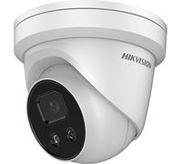 Hikvision 2 MP PoE Indoor Turret Network Camera (EasyIP 4.0 Series) with 2.8mm lens with built-in speaker and strobe light - Powered by Darkfighter