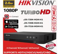 HIKVISION 2MP DVR 4/8/16CH Turbo HD 1080P CCTV Security System H.265 Pro+ UK