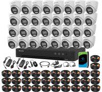 Hikvision 32CH 5MP Smart Hybrid CCTV DVR Kit ColorVu Night Vision Audio Cameras