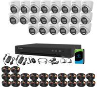 Hikvision 32CH 5MP Smart Hybrid CCTV DVR Kit ColorVu Night Vision Audio Cameras