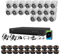 Hikvision 32CH 5MP Smart Hybrid CCTV DVR Kit ColorVu Night Vision Audio Cameras