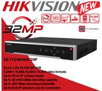 Hikvision 32MP 8K NVR IP PoE 4CH 8CH 16CH 4 8 16 Channel CCTV Recorder H.265+