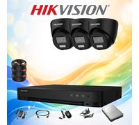HIKVISION 3K 5MP CCTV SYSTEM COLORVU SMART HYBRID BUILT-IN MIC OUT/INDOOR CAMERA