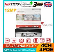 Hikvision 4 Channel 4POE AcuSense 12MP AI NVR DS-7604NXI-K1/4P Face Comparison