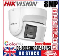 Hikvision 4K 180° Panoramic ColorVu Camera DS-2CD2387G2P-LSU/SL Audio Alarm UK