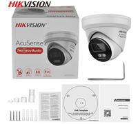 Hikvision 4k 8ch CCTV System 8MP 2Way Audio Colorvu+IR IP Camera 8POE NVR Lot