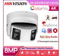 Hikvision 4K 8MP 180° Panoramic 2-Way Audio ColorVu Camera DS-2CD2387G2P-LSU/SL