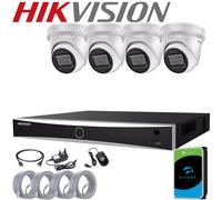 HIKVISION 4K 8MP CCTV CAMERA IP POE SYSTEM DarkFighter Night Vision Home OFFICE