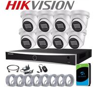 HIKVISION 4K 8MP CCTV CAMERA IP POE SYSTEM DarkFighter Night Vision Home OFFICE