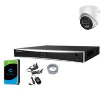 HIKVISION 4K 8MP CCTV IP POE ColorVu Audio IP Camera NVR System Night Vision Kit