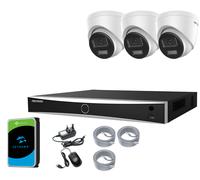 HIKVISION 4K 8MP ColorVu CCTV Camera System NVR IP Kit Outdoor PoE 2-Way Audio