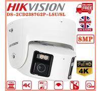 Hikvision 4k 8MP DS-2CD2387G2P-LSU/SL IP Camera 180° Dual lens Panoramic ColorVu