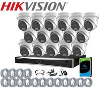 HIKVISION 4K 8MP NVR CCTV 4MP SMART HYBRID LIGHT CAMERA 2-WAY AUDIO SYSTEM Kit