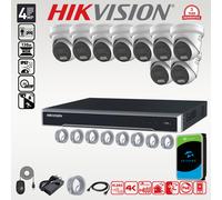 HIKVISION 4K 8MP NVRCOLORVU 2-WAY AUDIO CCTV IP 4MP PoE CAMERA OUTDOOR SYSTEM