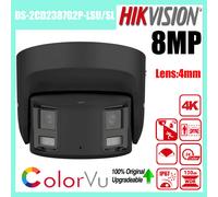 Hikvision 4K 8MP Panoramic ColorVu 180°IP Camera Mic Light DS-2CD2387G2P-LSU/SL