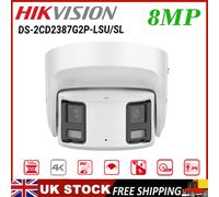 Hikvision 4k 8MP Panoramic ColorVu 2Way Audio IP Camera DS-2CD2387G2P-LSU/SL UK