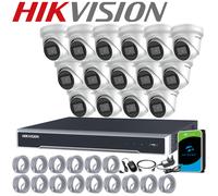 HIKVISION 4K CCTV 8MP IP POE CAMERA SYSTEM DarkFighter Night Vision NVR+ HDD Kit