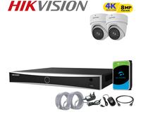 HIKVISION 4K CCTV 8MP POE ZOOM Motorized SYSTEM Outdoor Night Vision IP Camera
