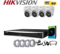 HIKVISION 4K CCTV 8MP POE ZOOM Motorized SYSTEM Outdoor Night Vision IP Camera
