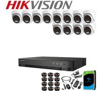 HIKVISION 4K CCTV Security Camera 8MP ColorVu System 16CH 32CH DVR Home Outdoor