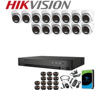 HIKVISION 4K CCTV Security Camera 8MP ColorVu System 16CH 32CH DVR Home Outdoor