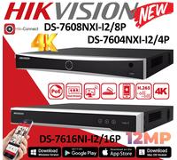HIKVISION 4K CCTV SYSTEM IP POE 8MP NVR 2-WAY AUDIO SMART COLORVU SECURITY KIT
