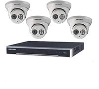 Hikvision 4K CCTV System with 4 30m Turret Cameras, 4TB NVR