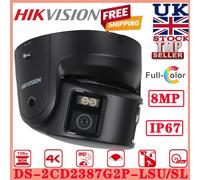 Hikvision 4K DS-2CD2387G2P-LSU/SL ColorVu AcuSense dual lens IP Camera audio UK
