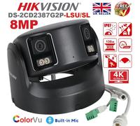 Hikvision 4K DS-2CD2387G2P-LSU/SL ColorVu AcuSense Panoramic IP Camera Black 4mm