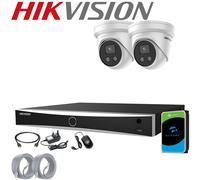 Hikvision 4k IP PoE DarkFighter 8MP CCTV Camera System Night Vision Acusense NEW