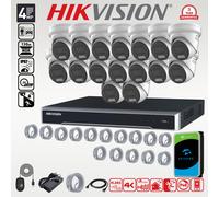 HIKVISION 4MP ACUSENSE COLORVU 2K CCTV CAMERA 4K NVR OUTDOOR SECURITY SYSTEM KIT
